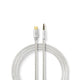 Nedis CCTB65940AL10 lydkabel 1 m USB C 3.5mm Aluminium