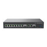Grandstream Networks GCC6011 netværksswitch Gigabit Ethernet (10/100/1000) Strøm over Ethernet (PoE) Sort, Sølv