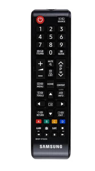 Samsung VG-TM1240BH fjernbetjening IR trådløs TV Tryk på knapper