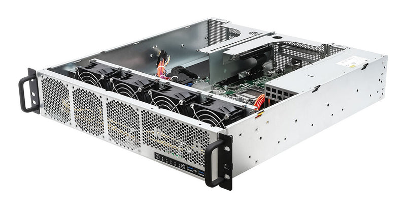 Asrock 2U1G-B650 server barebone AMD B650 LGA 1718 Stativ (2U) Sølv