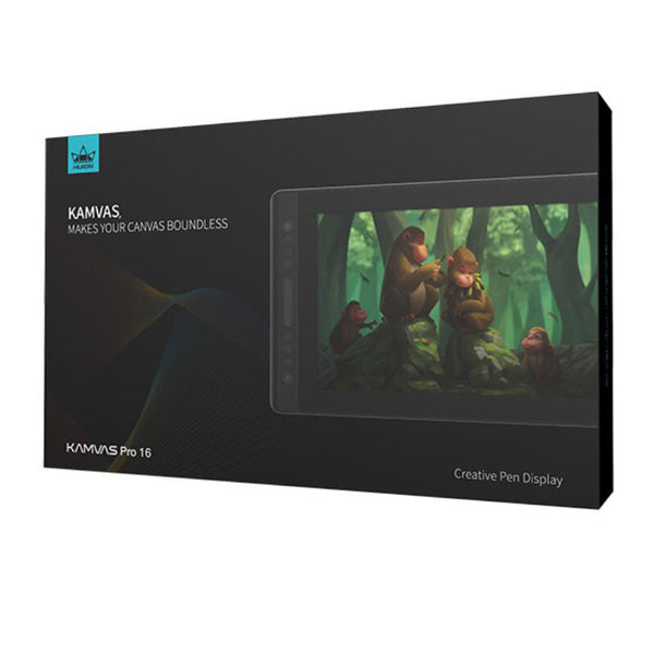 HUION Kamvas Pro 16 tegneplade Sort 5080 lpi 344,16 x 193,59 mm USB