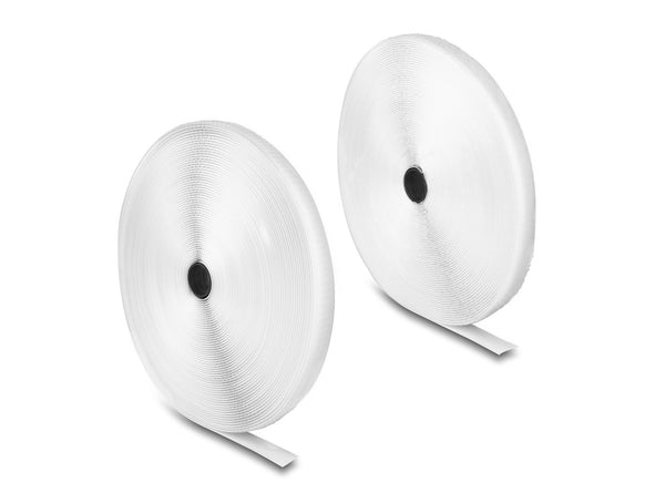 DeLOCK 20922 velcro lynlås Nylon, Polyester Hvid 1 stk
