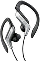 JVC HA-EB75 Hovedtelefoner Ledningsført Ørekrog, I ørerne Sport Sort, Sølv