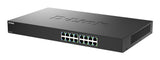 D-Link DMS-1016 Ikke administreret L2+ 2.5G Ethernet (100/1000/2500) Sort