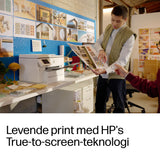 HP OfficeJet Pro 9730e Trådløst All-in-One Farve Printer, Instant Ink; 2-sidet printning