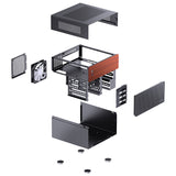 Jonsbo N4 Black Micro Tower Sort