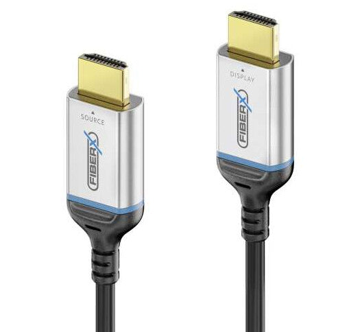 FiberX FX-I380-015 HDMI-kabel 15 m HDMI Type A (Standard) Sort