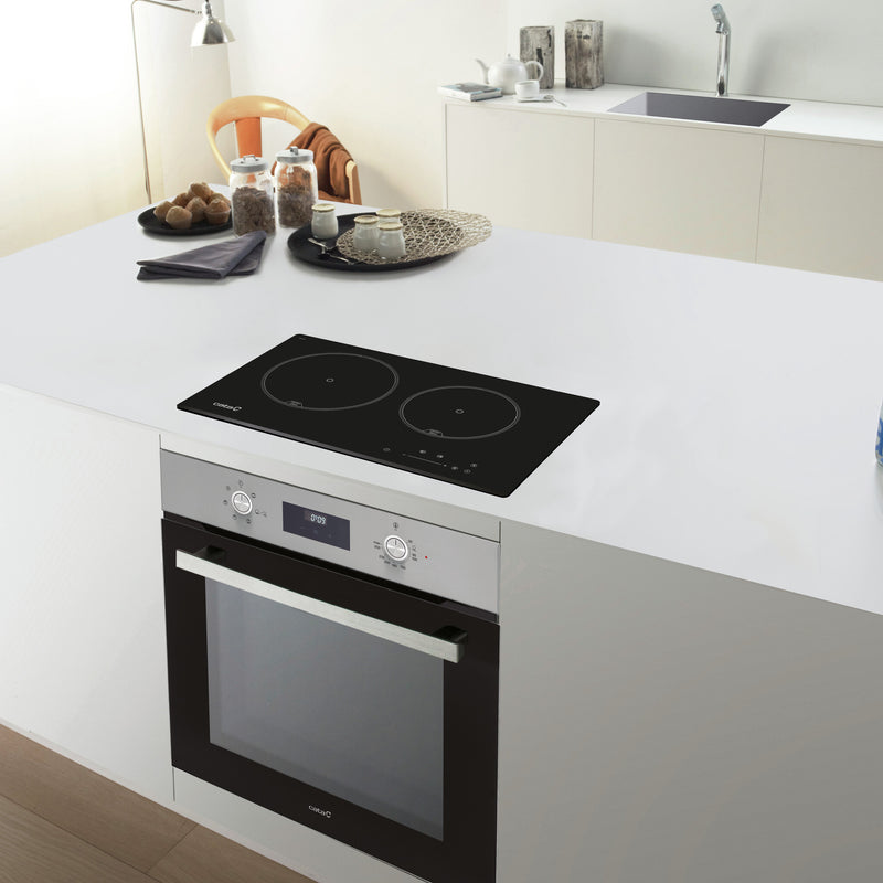 CATA IB2 PLUS BK Sort Indbygget 59 cm Zone induktionskogeplade 2 zone(s)