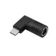 Akyga AK-ND-D01 kabel kønsskifter 7.9 x 5.5 mm + pin USB-C Sort