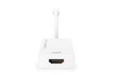 Digitus AK-340416-002-W videokabel adapter 0,2 m Mini DisplayPort HDMI Type A (Standard) Hvid