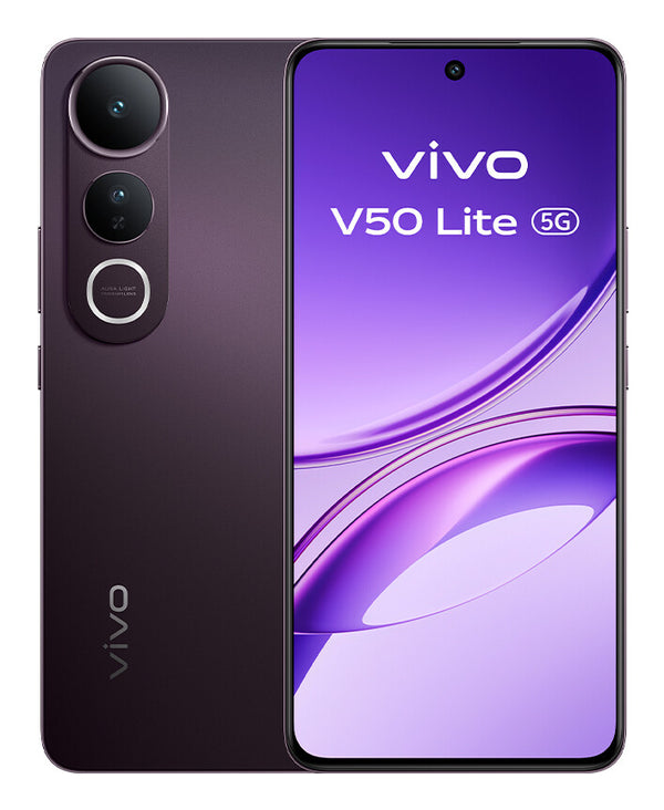 VIVO V50 Lite 5G 17,2 cm (6.77") Dual SIM Android 15 USB Type-C 8 GB 256 GB 6500 mAh Sort