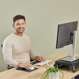 Fellowes 100142570 håndledsstøtte Silikone Sort