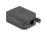 DeLOCK 90655 kabelsamler D-Sub 9, 3 pin terminal block Sort, Grå