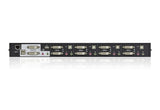 ATEN CS1644A-AT-G KVM Switch Stativ-montering Sort
