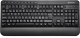 Voxicon DK-295WL tastatur Kontor RF trådløst QWERTY Nordisk Sort
