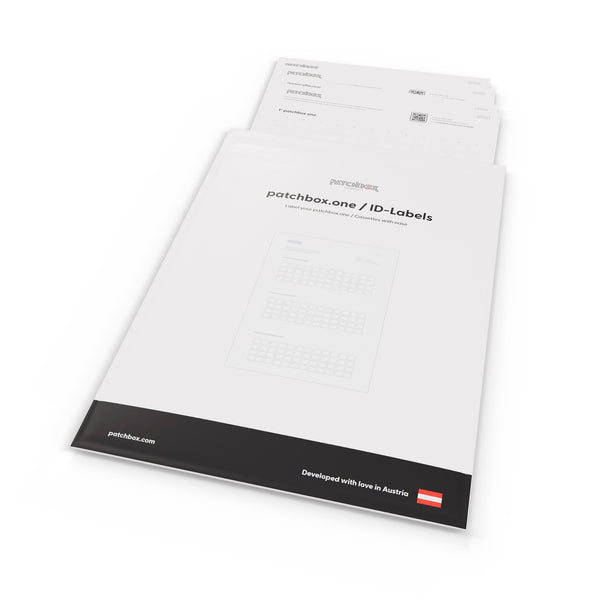 PATCHBOX PONEIDLABEL tilbehør til patch panel
