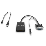 Inca IVTH-02 videokabel adapter 0,2 m HDMI Type A (Standard) VGA (D-Sub) Hvid