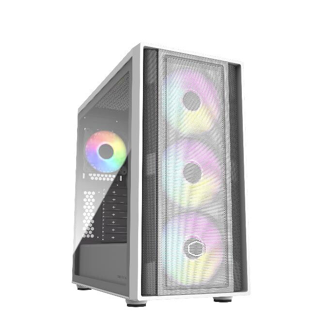 Cooler Master MasterBox 600 White Desktop Hvid