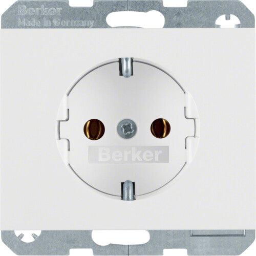 Hager 47157009 stikkontakt Type F Hvid