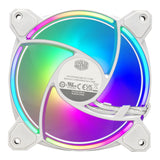 Cooler Master MasterFan MF120 Halo² white 3in1 Computerkabinet Ventilator 12 cm Hvid 3 stk