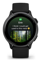 Garmin vívoactive 6 3,05 cm (1.2") AMOLED 42 mm Digital 390 x 390 pixel Berøringsskærm Sort Wi-Fi GPS (satellit)