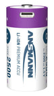 Ansmann 1313-0004 husholdningsbatteri Genopladeligt batteri C Lithium-Ion (Li-Ion)
