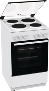Gorenje GE5A21WH komfur og ovn Fritstående komfur Elektrisk Forseglet plade Hvid