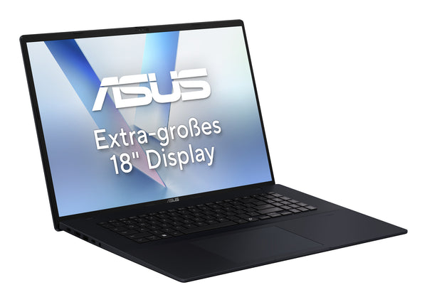 ASUS Vivobook 18 M1807GA-S8068W Copilot+ PC AMD Ryzen AI 7 445 Laptop 45,7 cm (18") WUXGA 16 GB DDR5-SDRAM 1 TB SSD Wi-Fi 6 (802.11ax) Windows 11 Home Tysk Blå