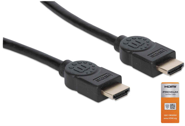 Manhattan 355353 HDMI-kabel 3 m HDMI Type A (Standard) Sort