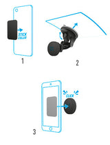 Mobilis 044006 holder Passiv holder Mobiltelefon/Smartphone, Navigator Sort