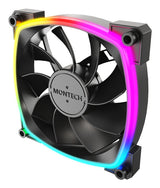 Montech RX120 PWM Computerkabinet Ventilator 12 cm Sort 1 stk