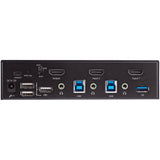 StarTech.com SV231HU34K6 KVM Switch Stativ-montering Sort