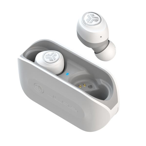 JLab IEUEBGOAIRRWHTGRY82 hovedtelefoner/headset Trådløs I ørerne Musik USB Type-A Bluetooth Hvid