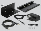 DeLOCK 64070 interface hub USB 2.0 0,4608 Mbit/s Sort