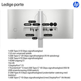 HP EliteStudio 8 AiO G1i U523516GB/512PC Intel Core Ultra 5 235 60,5 cm (23.8") 1920 x 1080 pixel All-in-One PC 16 GB DDR5-SDRAM 512 GB SSD Windows 11 Pro Wi-Fi 7 (802.11be) AI PC Sølv