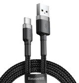 Baseus CATKLF-UG1 USB-kabel 3 m USB A USB C Sort
