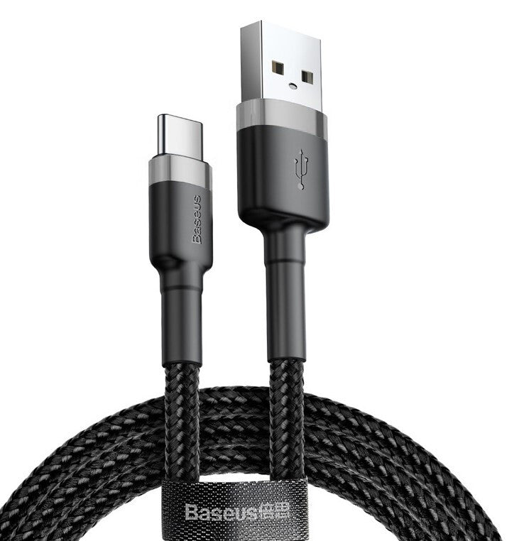 Baseus CATKLF-UG1 USB-kabel 3 m USB A USB C Sort