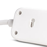 Entac ESES1.5G3-1.5-SW-2UA1UC stikdåse 1,5 m 3 AC stikkontakt(er) Indendørs Hvid