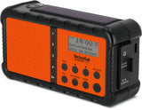 TechniSat TECHNIRADIO SOLAR 2 Bærbar Analog & digital Sort, Orange