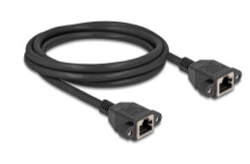 DeLOCK 90785 netværkskabel Sort 2 m Cat6a S/FTP (S-STP)