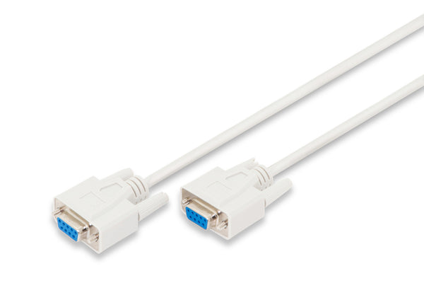 Digitus AK-610106-020-E serielkabel Beige 2 m DB-9