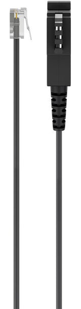 Goobay 50237 telefonkabel 6 m Sort