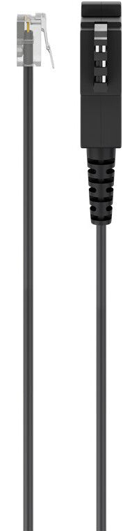 Goobay 50236 telefonkabel 3 m Sort