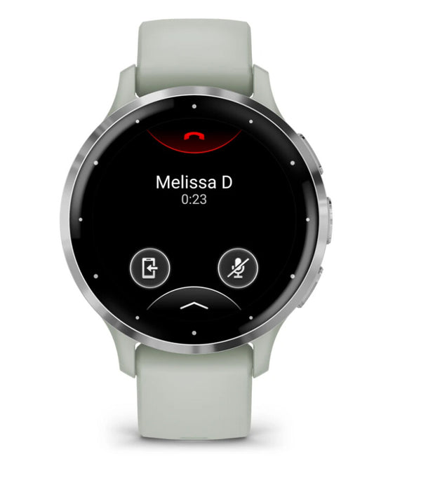 Garmin Venu 3S 3,05 cm (1.2") AMOLED 41 mm Digital 390 x 390 pixel Berøringsskærm Grå, Sølv Wi-Fi GPS (satellit)