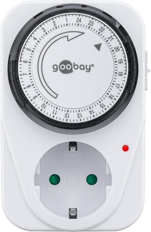 Goobay 51276 elektronisk tæller Hvid Daglig timer