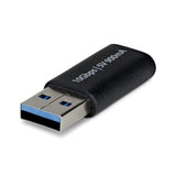 StarTech.com U32-AMCF-USBADAPTER kabel kønsskifter USB-A USB-C Sort
