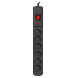 Armac M6/25/CZ strømforsyningsenhed (PDU) 6 AC stikkontakt(er) Sort