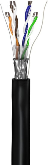 Goobay 57294 netværkskabel Sort 100 m Cat5e F/UTP (FTP)