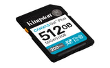 Kingston Technology Canvas Go! Plus 512 GB SDXC Canvas Go Plus Gen4 200 MB/s C10 UHS-I U3 V30