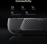 Hisense PL1SE projektion-tv Ultrakort projektor med kort projiceringsafstand 2100 ANSI lumens UHD 4K (3840x2160) Sort, Mørkegrå
